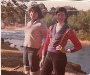 A l'esquerra Mª. Lluïsa Borràs i al costat Rosa Mª Masana 